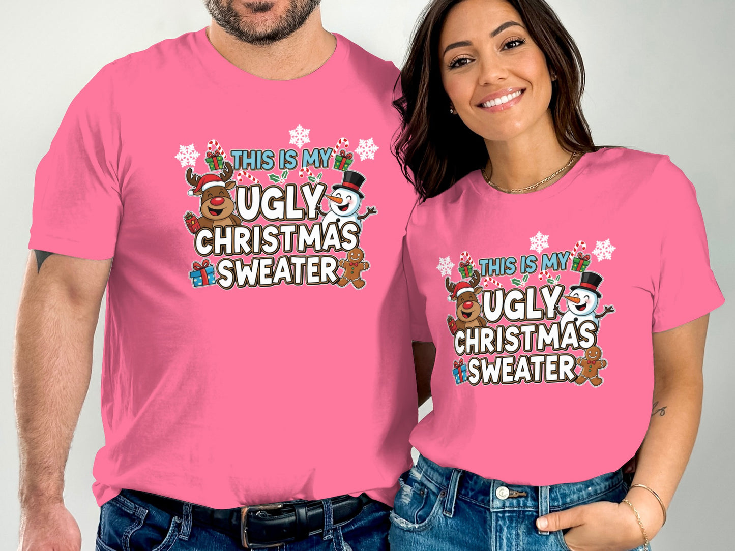This is My Ugly Christmas Sweater Shirt Festive Tee