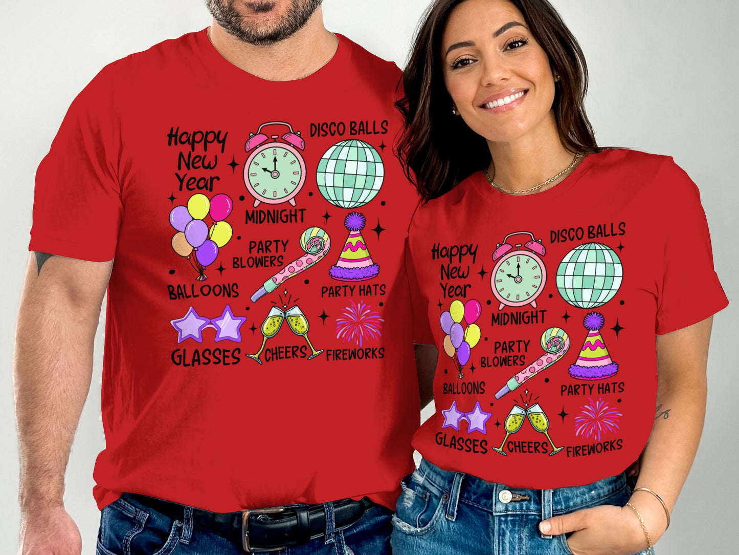 Happy New Year Disco Balls Midnight Party Hats product