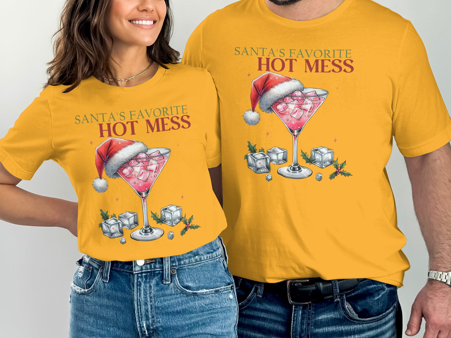 Santa's Favorite Hot Mess Holiday T-Shirt