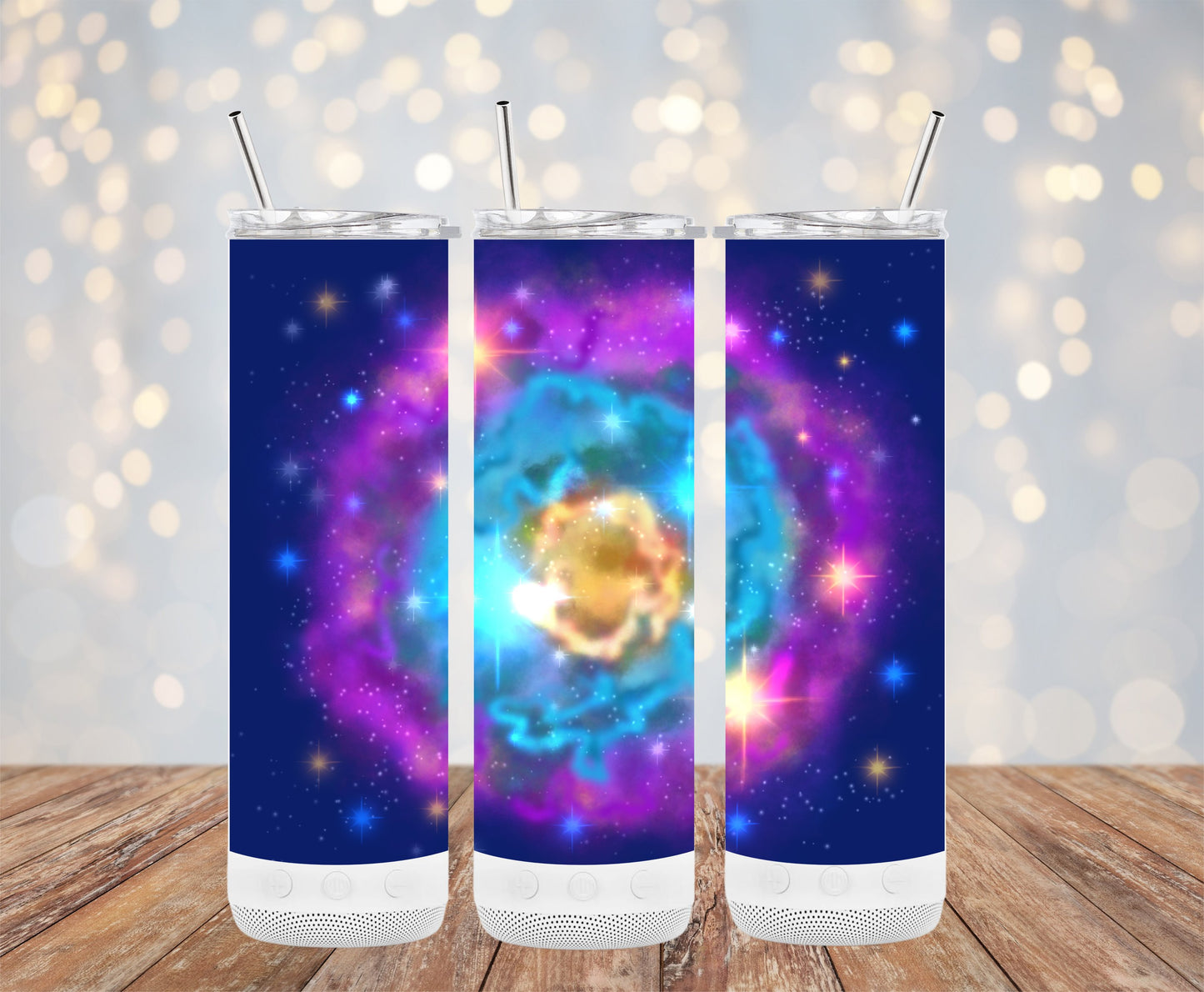 Colorful Galaxy Design Stainless Steel Tumbler product