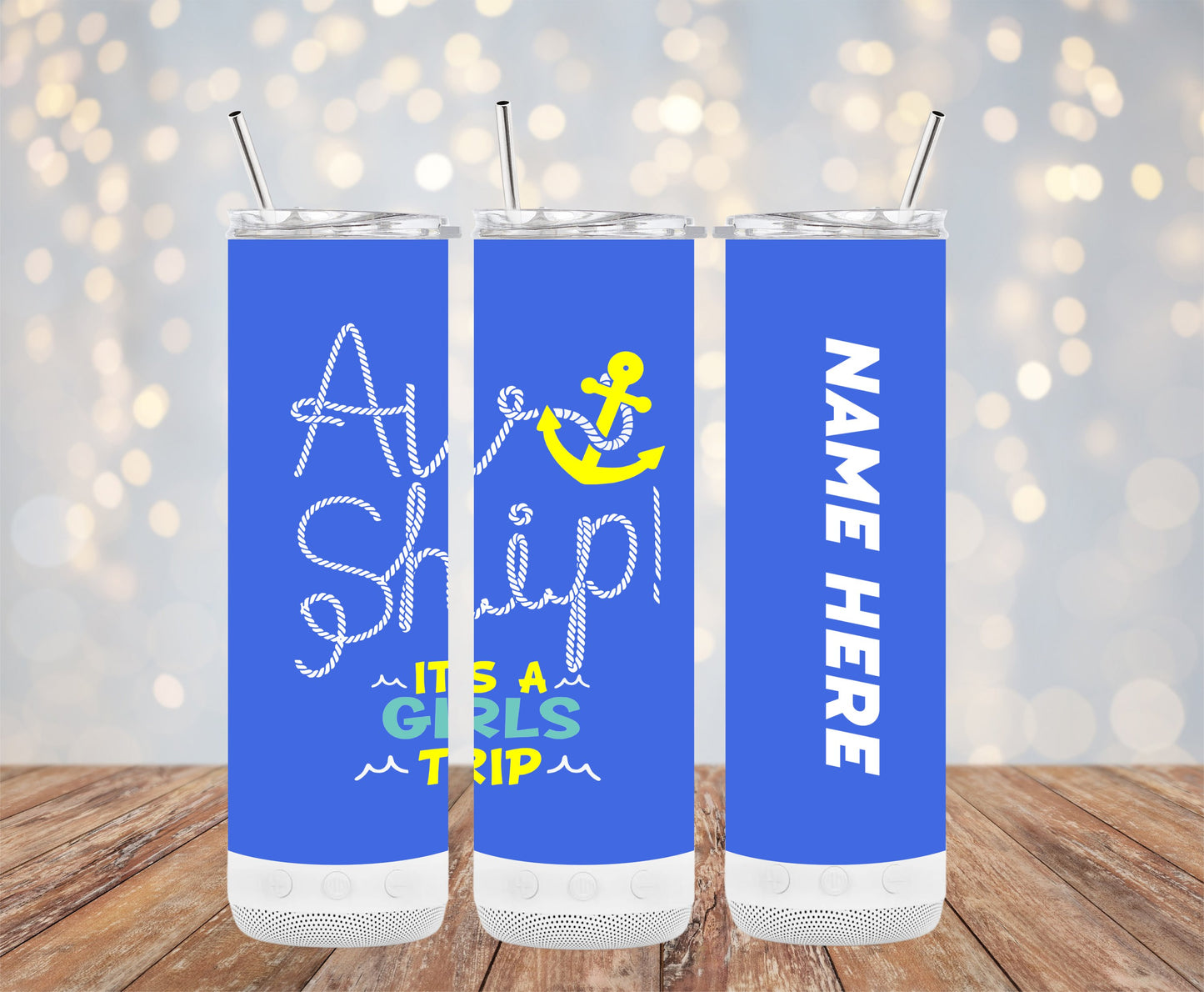 Adventure Awaits It's A Girls Trip Purple Tumblers 7894610