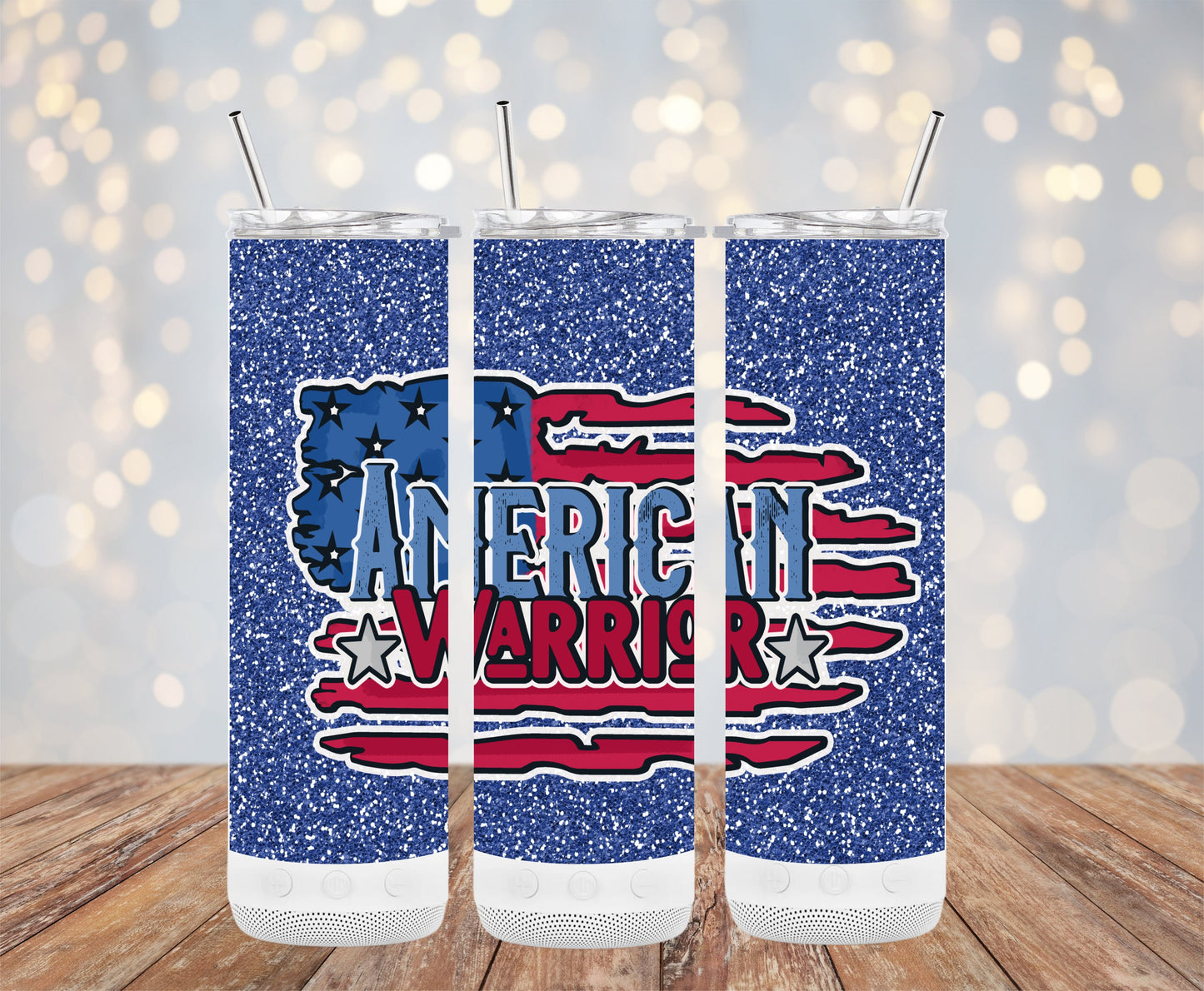 Patriotic American Warrior Star-Spangled (4th July Tumblers) 8371610