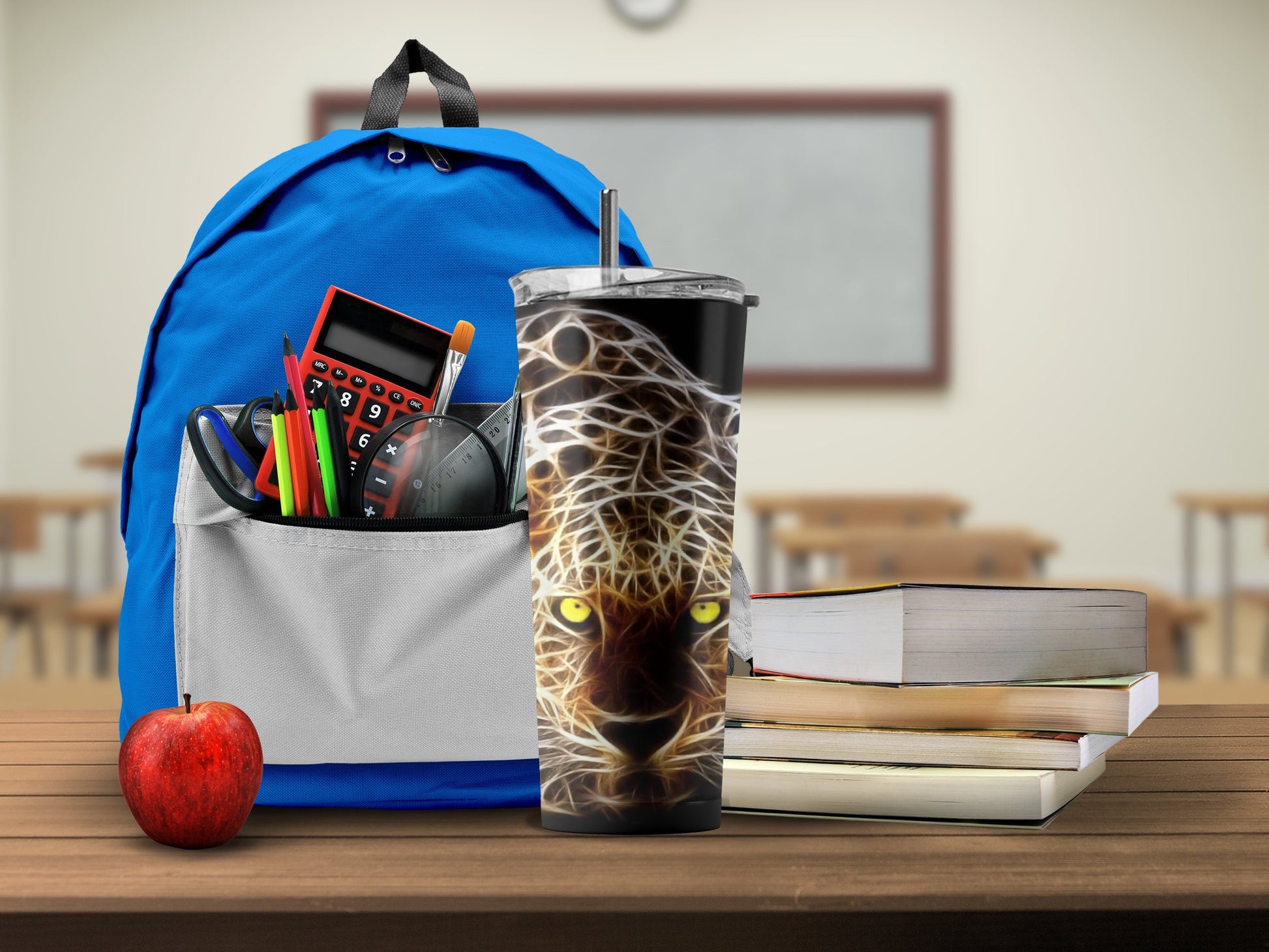 Fierce Leopard Design Insulated Tumbler perfect product type