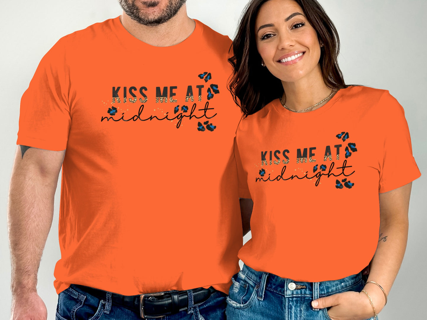 Kiss Me at Midnight Graphic T-shirt Holiday Gift