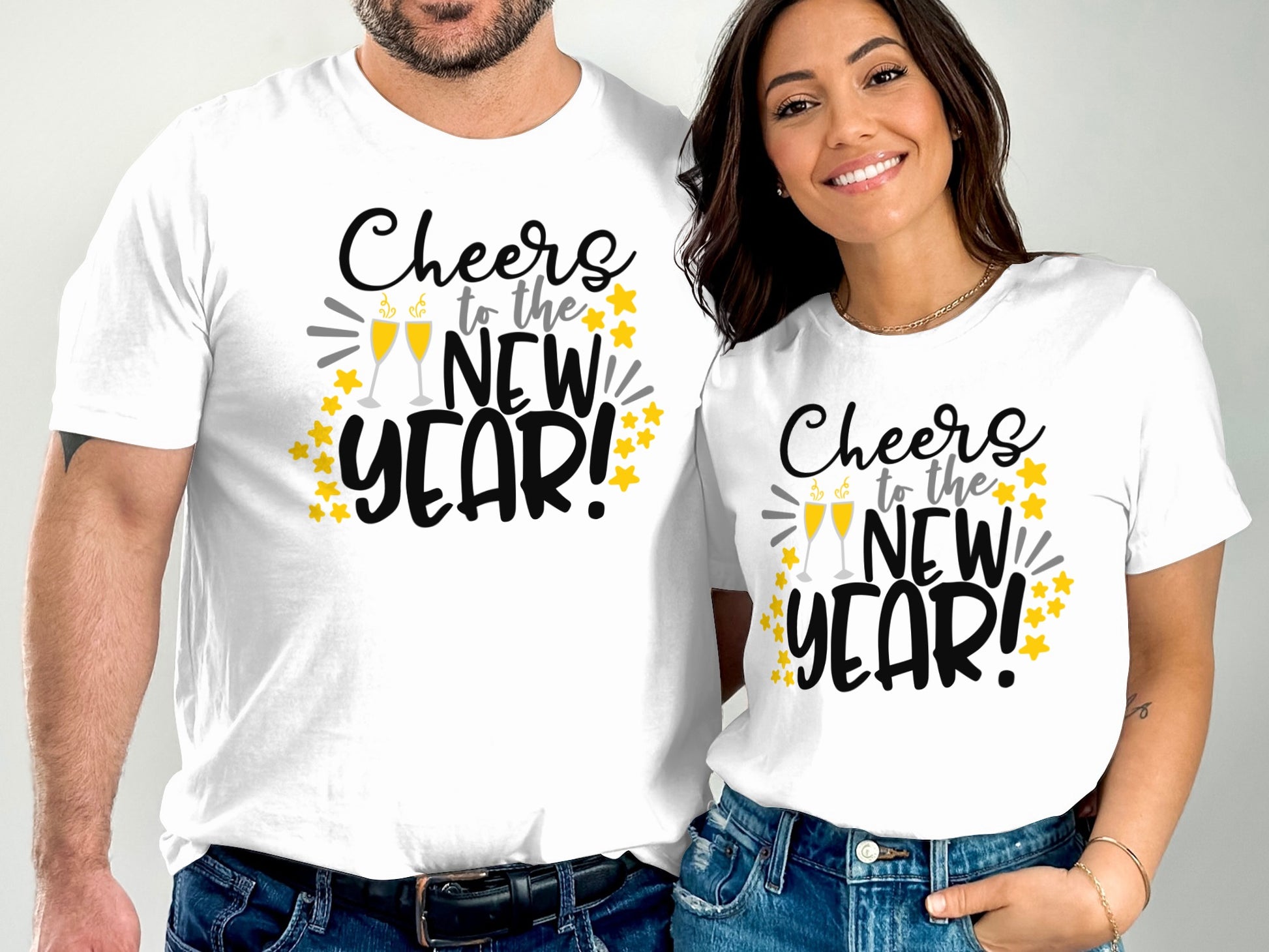 Cheers to the New Year Graphic Tee unisex shirt