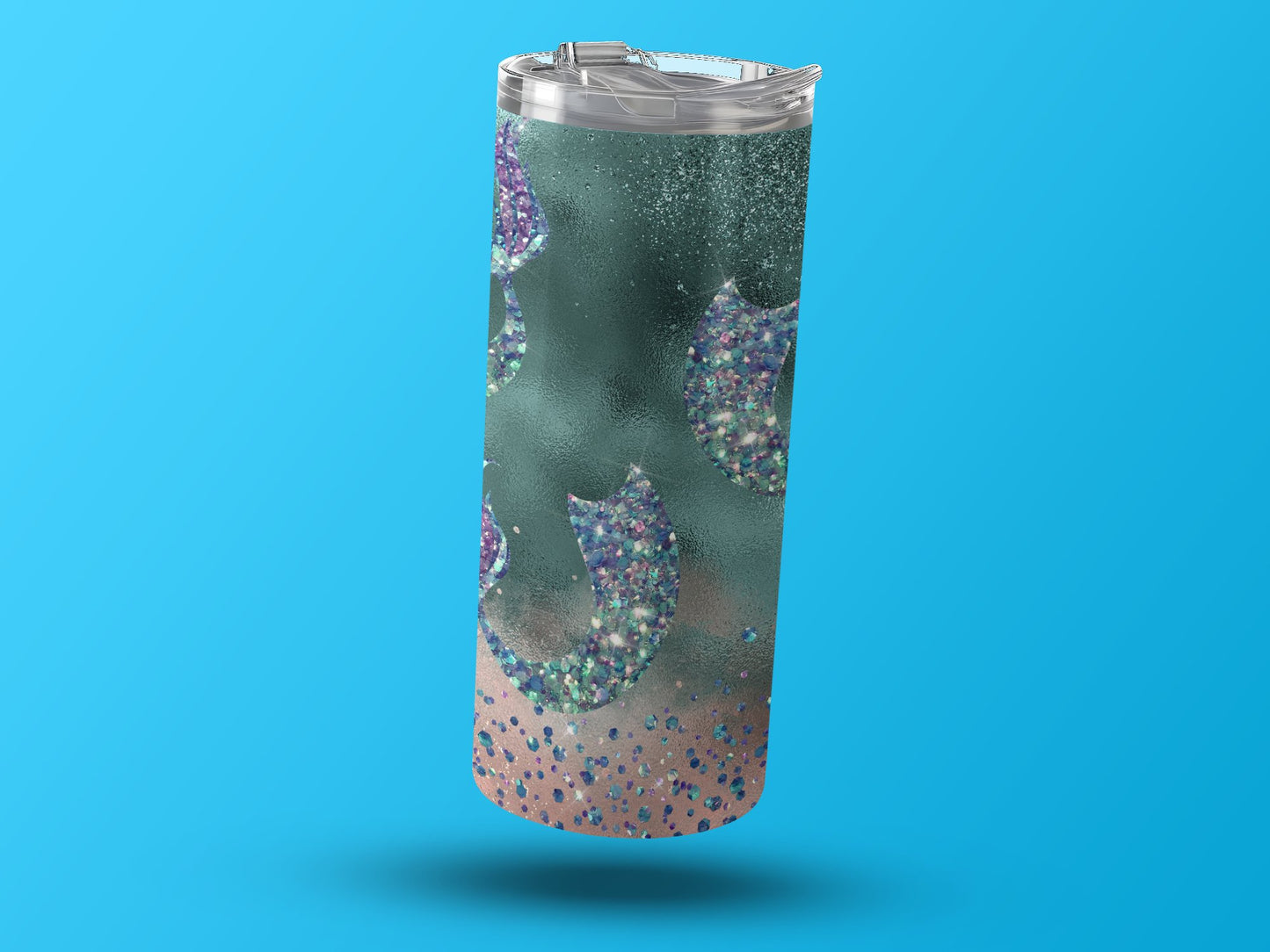 Glittery Mermaid Tail Design Insulated Drinkware product type