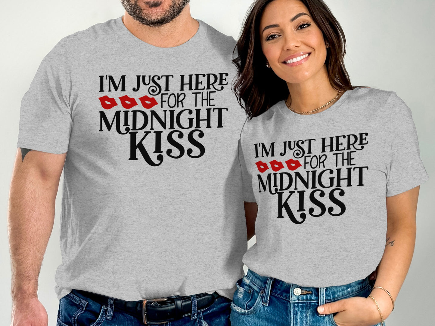 I'm Just Here For The Midnight Kiss T-shirt