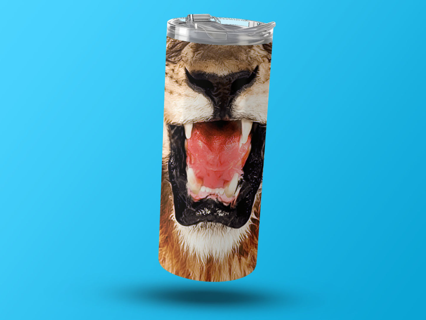 Roaring Lion Mouth Design Tumbler Drinkware product type