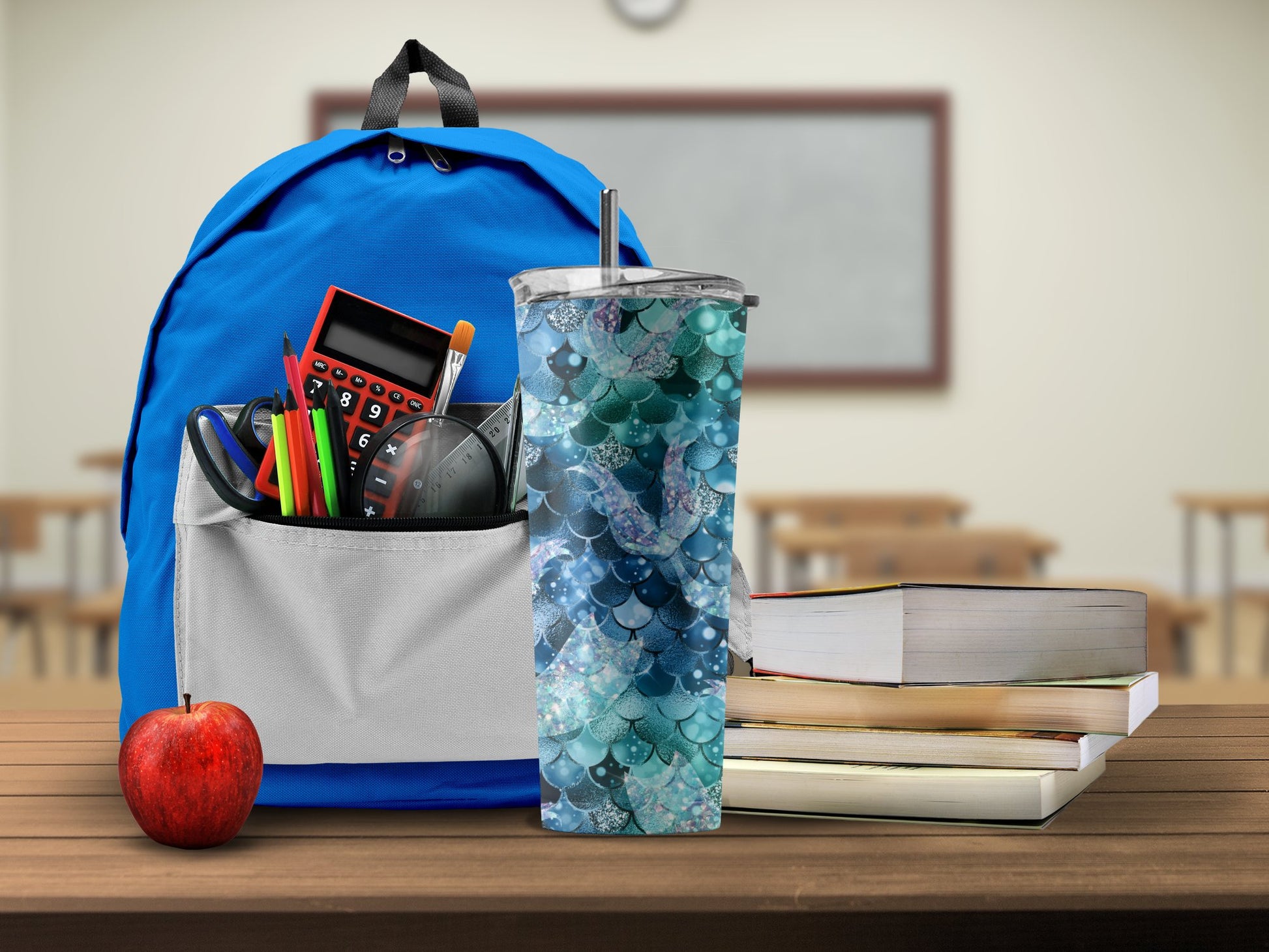 Back to School Set with Bag Tumbler and School Supplies product
