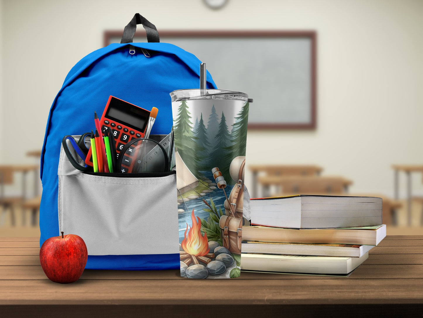 Scenic Woods Camping Design Insulated Tumbler product type