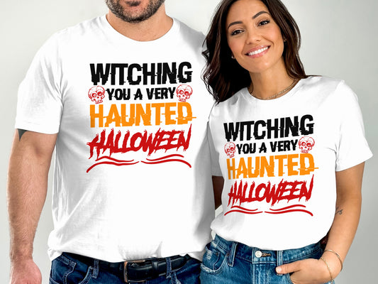 Witching You A Very Haunted Halloween T-shirt product type