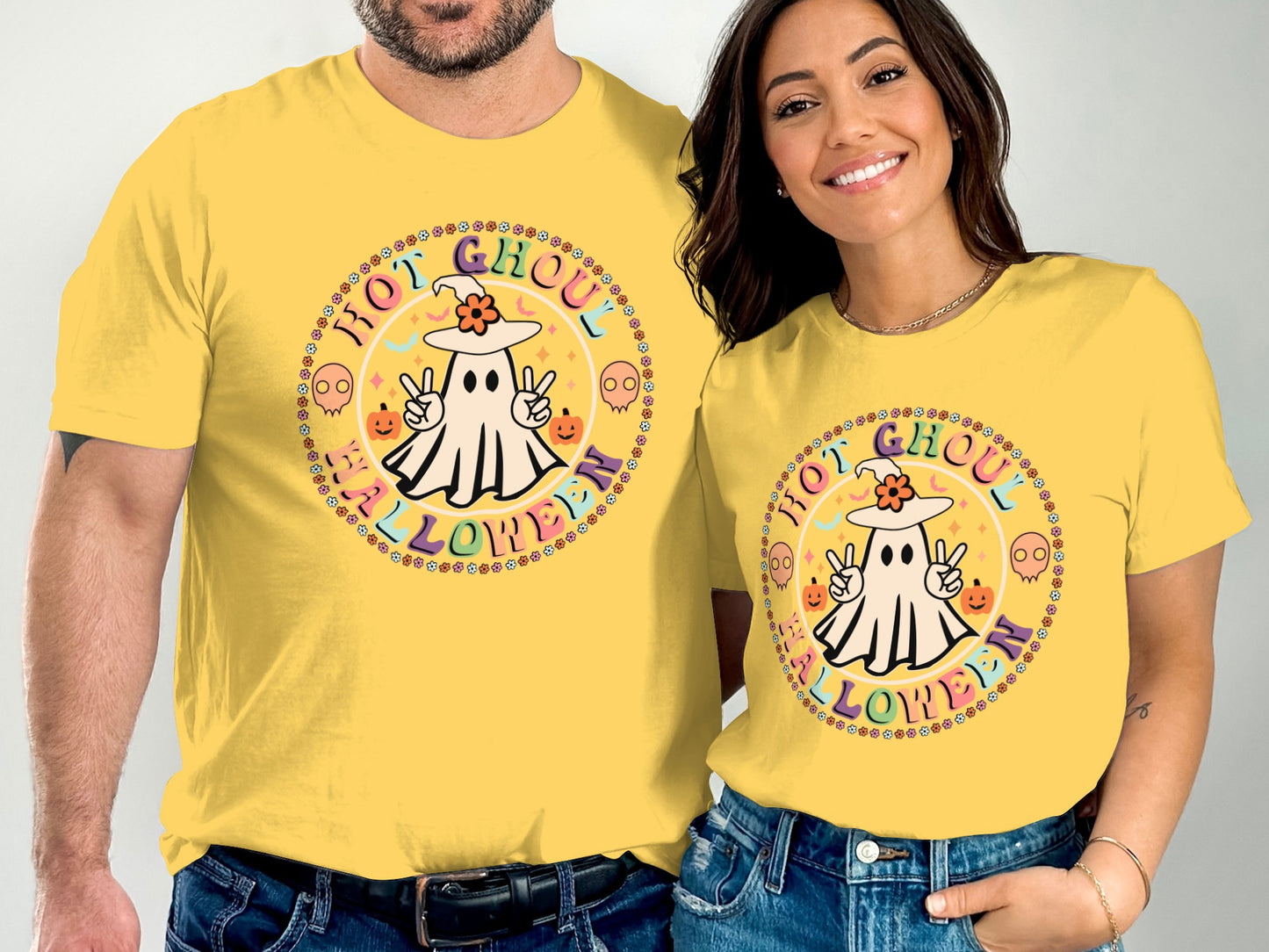 Hot Ghoul Halloween Graphic T-Shirt product type
