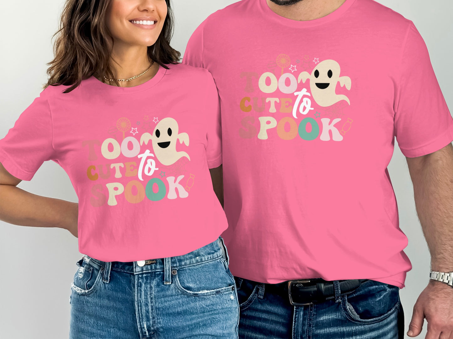 Too Cute To Spook Halloween Graphic T-Shirt product type