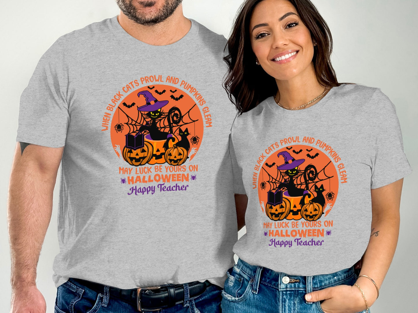 Halloween Happy Teacher Graphic Tee product
