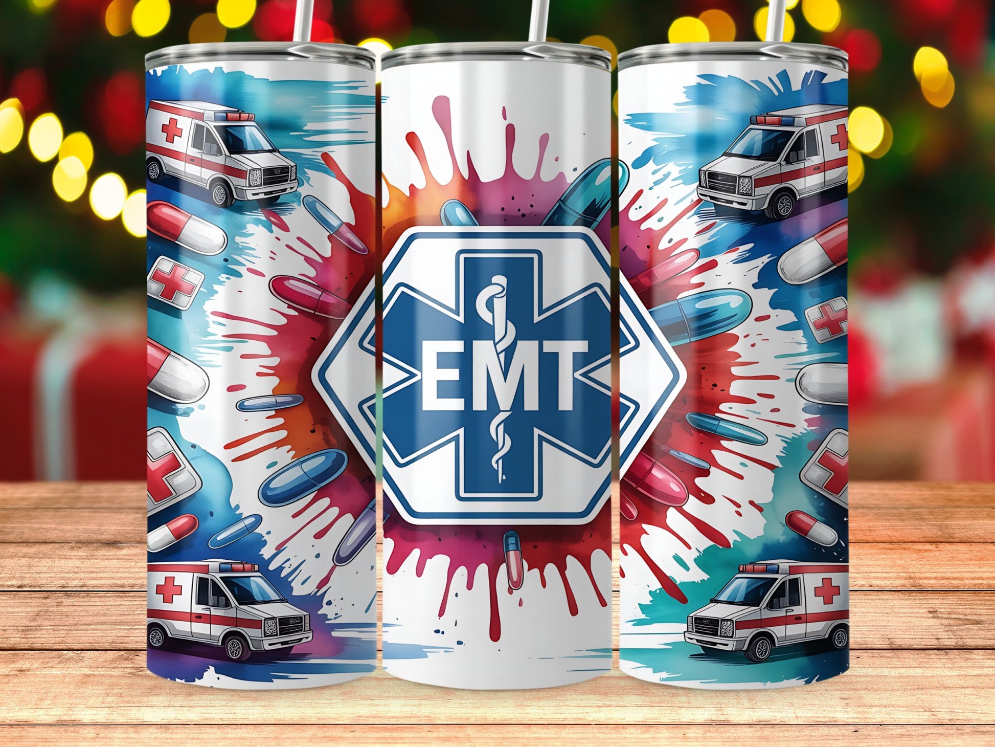 EMT Paramedic Design Vibrant Tumbler product type