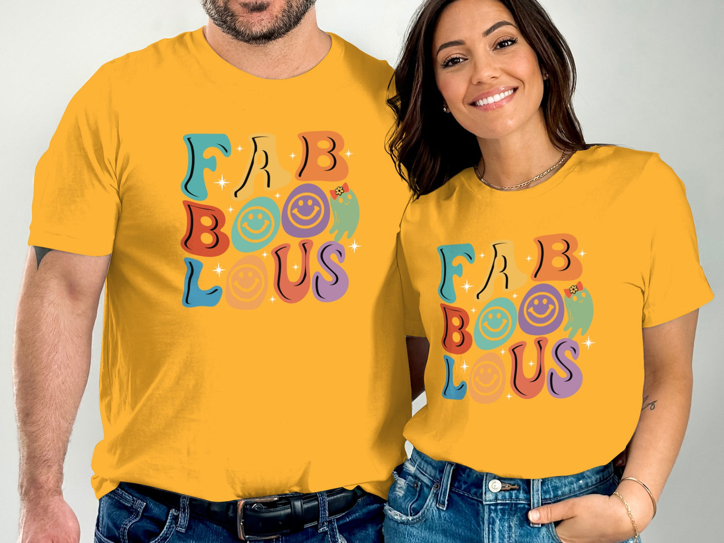 Colorful Fab Boo Lous Graphic Tee Shirt product type