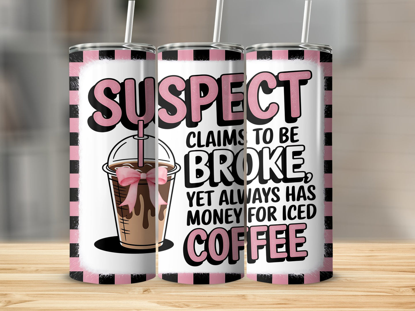 Suspect Claims To Be Broke Has Money For Iced Coffee product