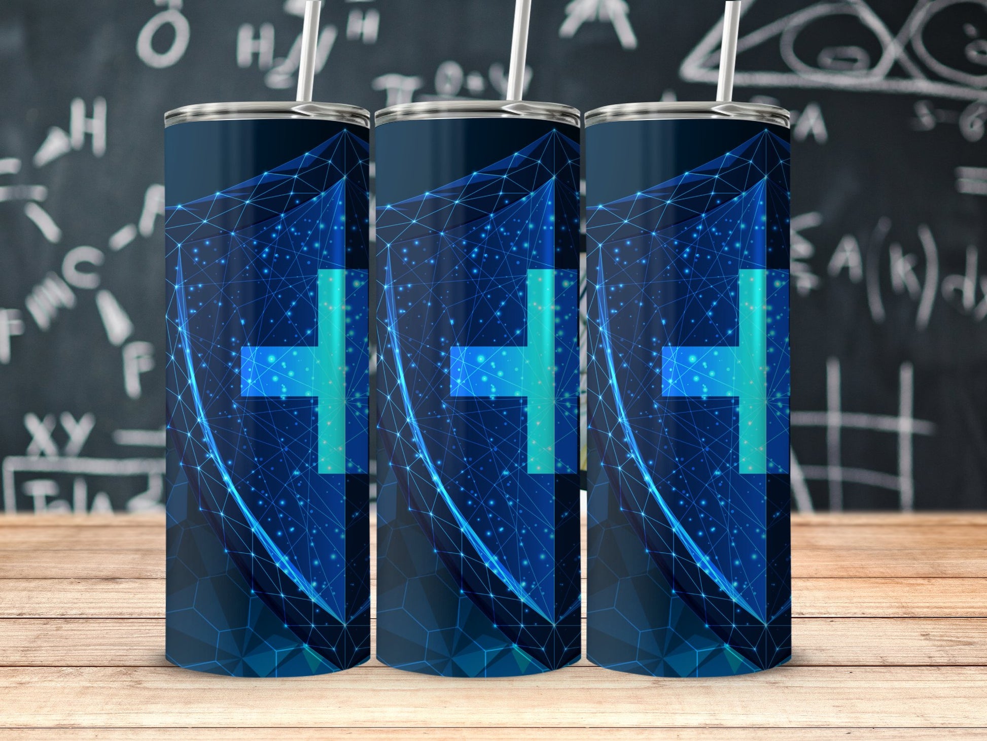 Geometric Abstract Design Stainless Steel Tumbler product
