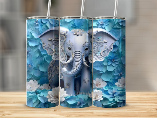 Beautifully Detailed Elephant Artwork Tumbler product