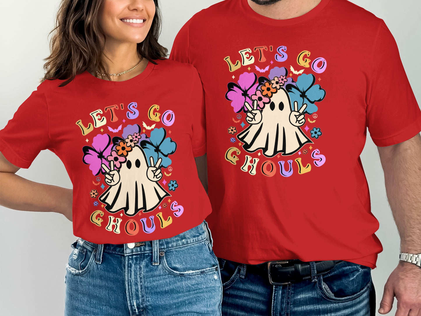 Let's Go Ghouls Colorful Halloween Special Edition Shirt