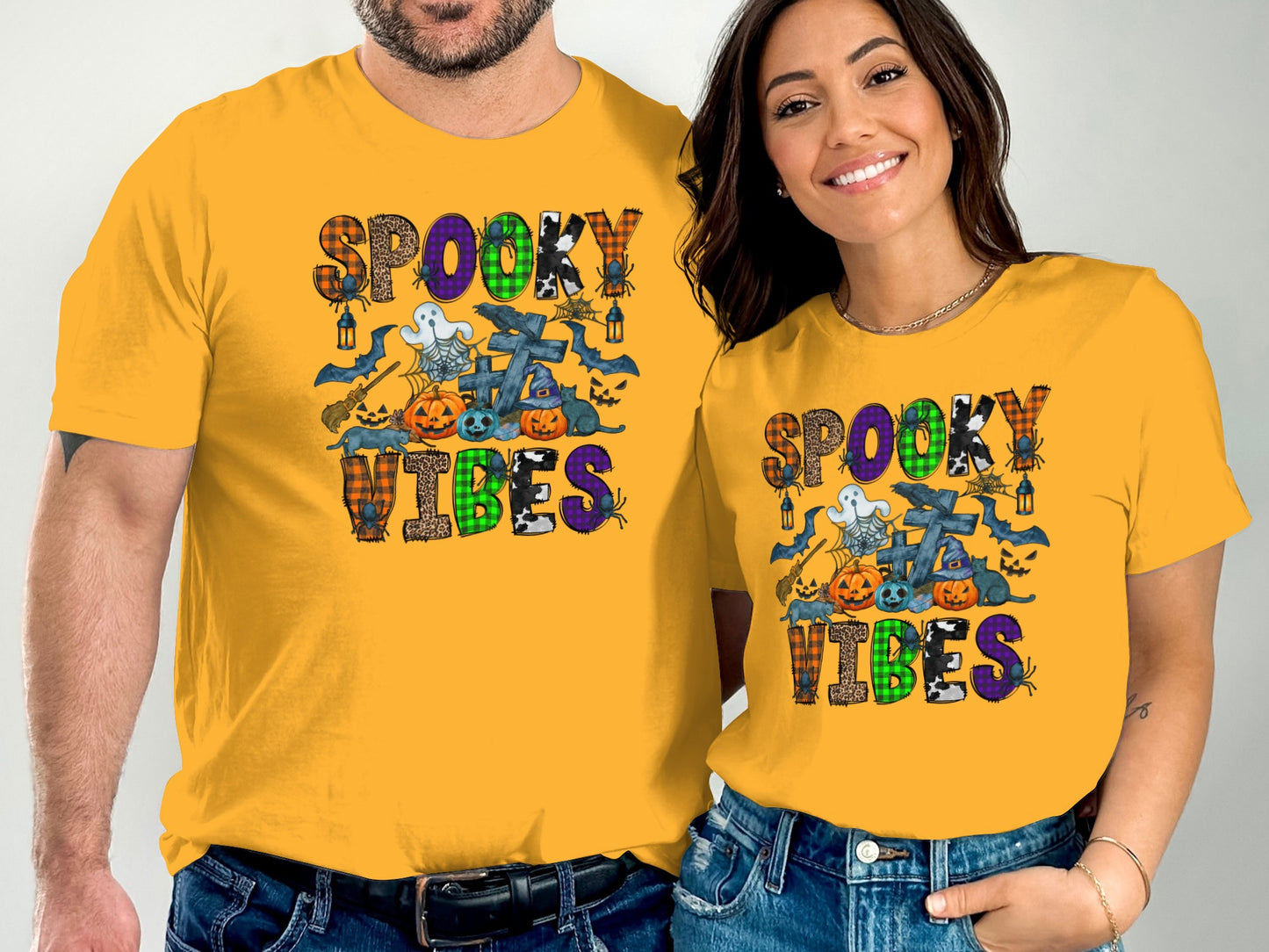 Spooky Vibes Halloween Graphic Tee Shirt product