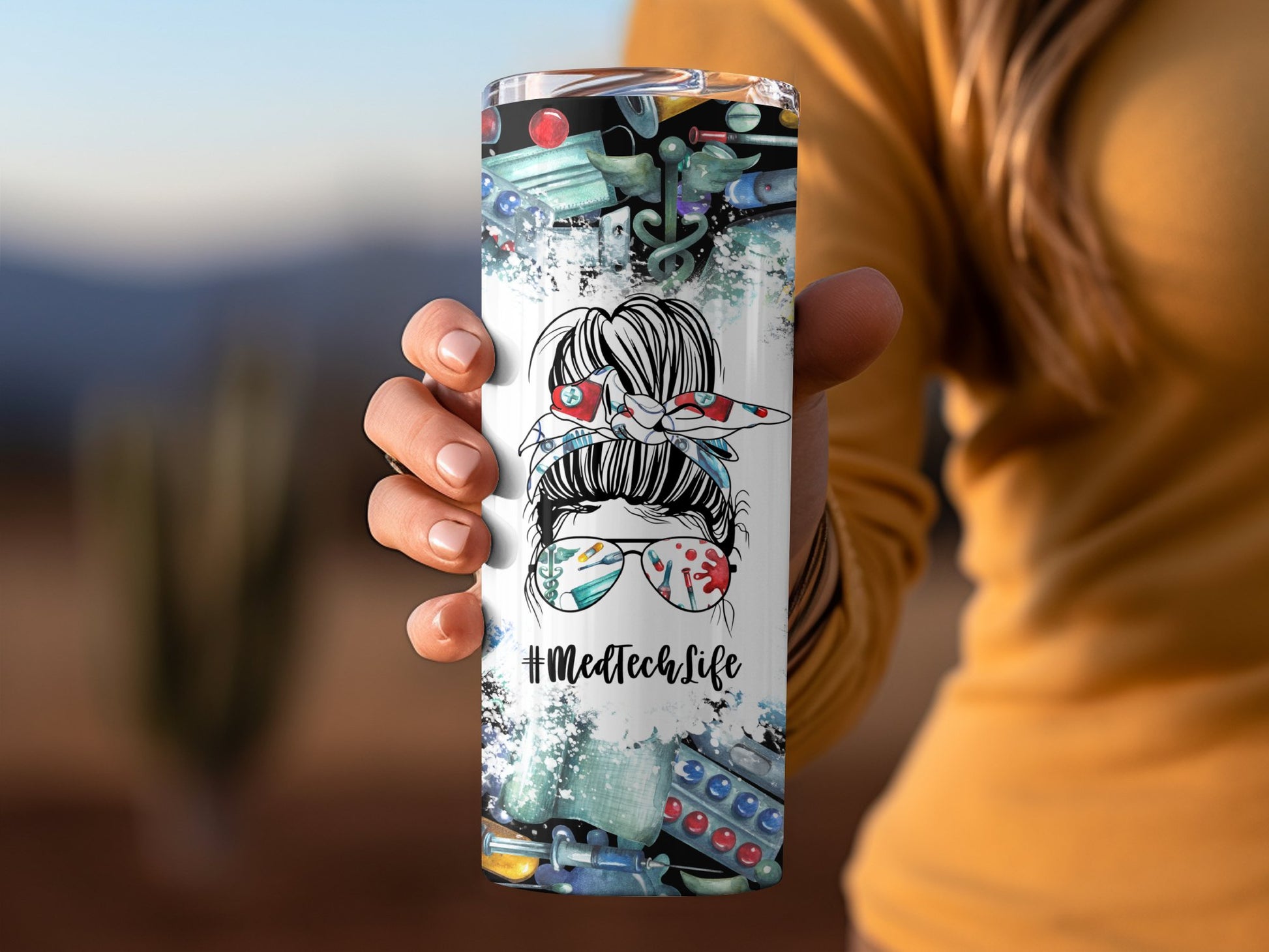 Unique #medtechlife Design Tumbler for Medical Enthusiasts