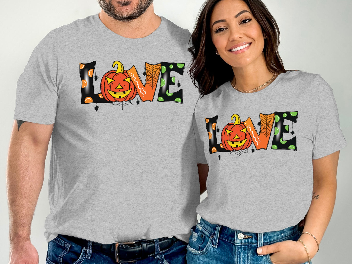 Halloween Pumpkin Love Graphic T-Shirt Product Type