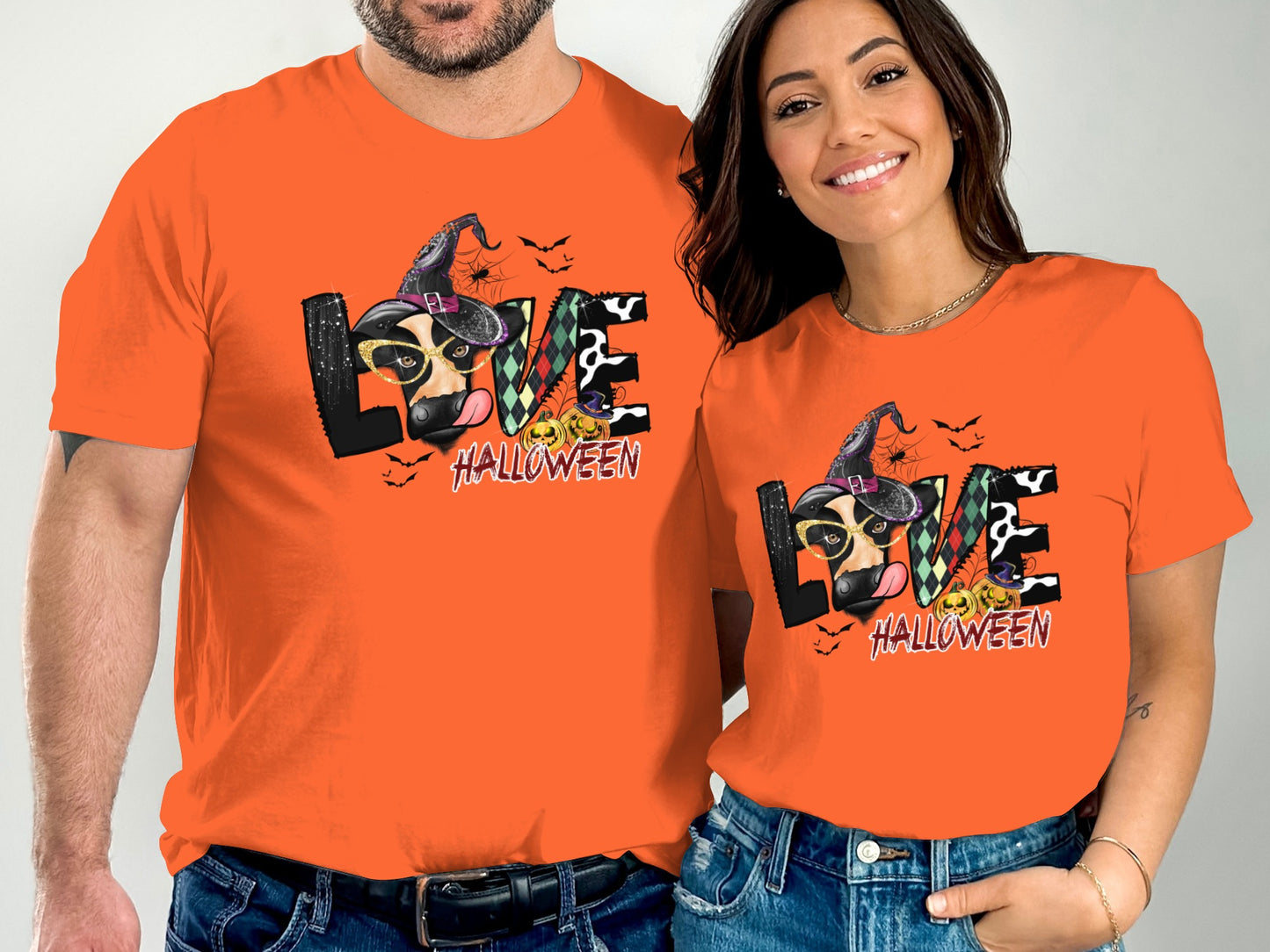 Halloween Love Graphic Print Unisex Shirt product type