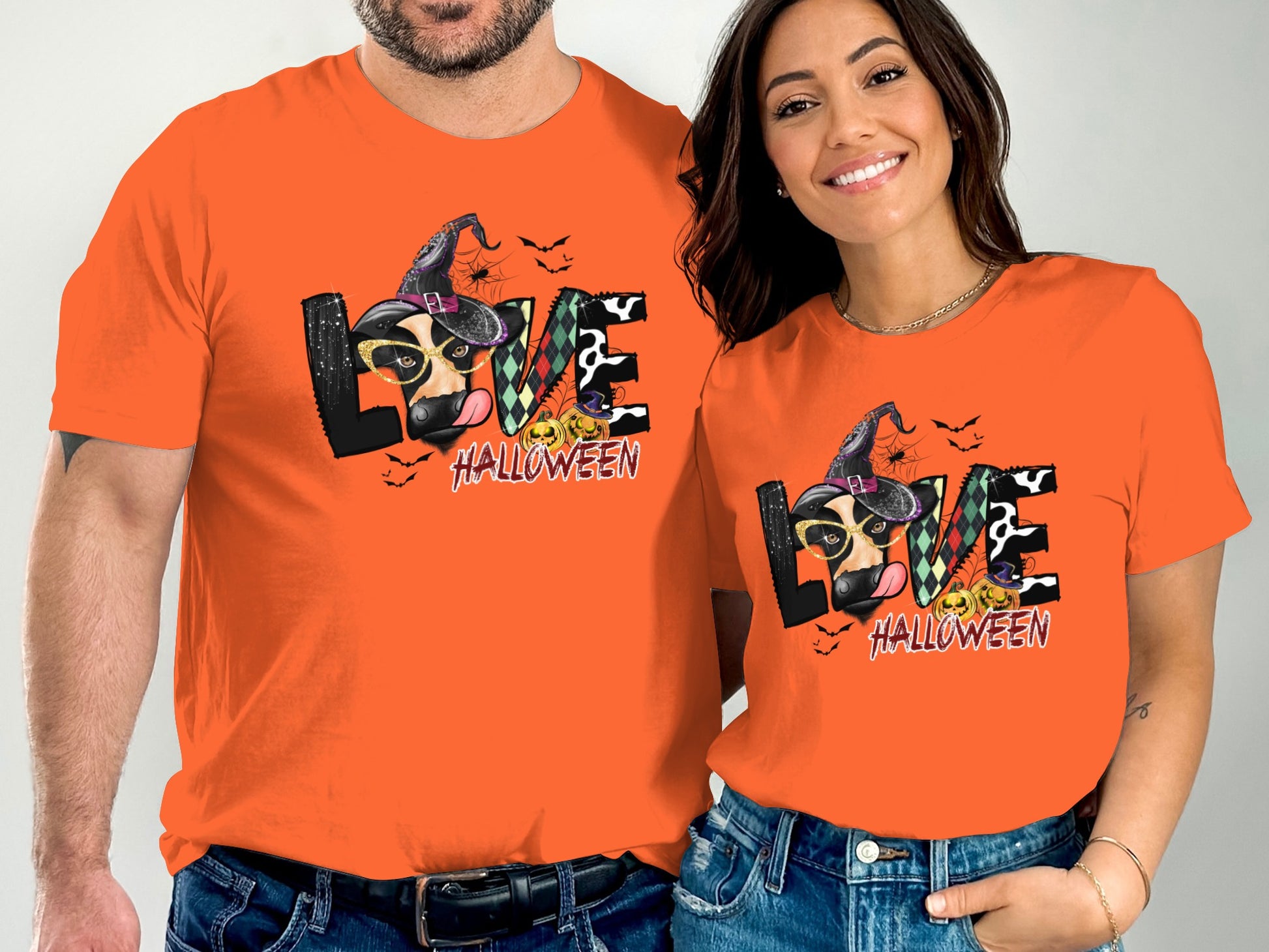 Halloween Love Graphic Print Unisex Shirt product type