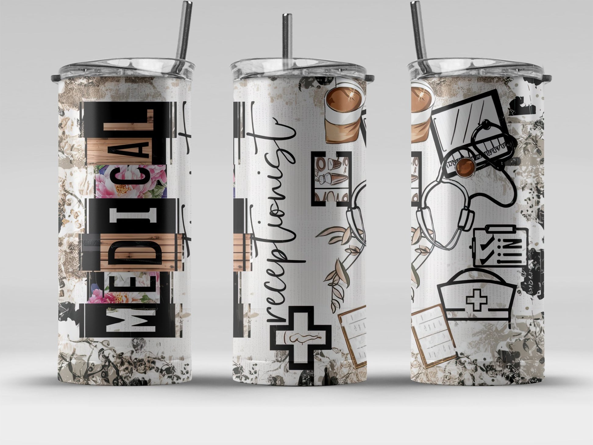 Medical Receptionist Themed Tumbler Drinkware Product