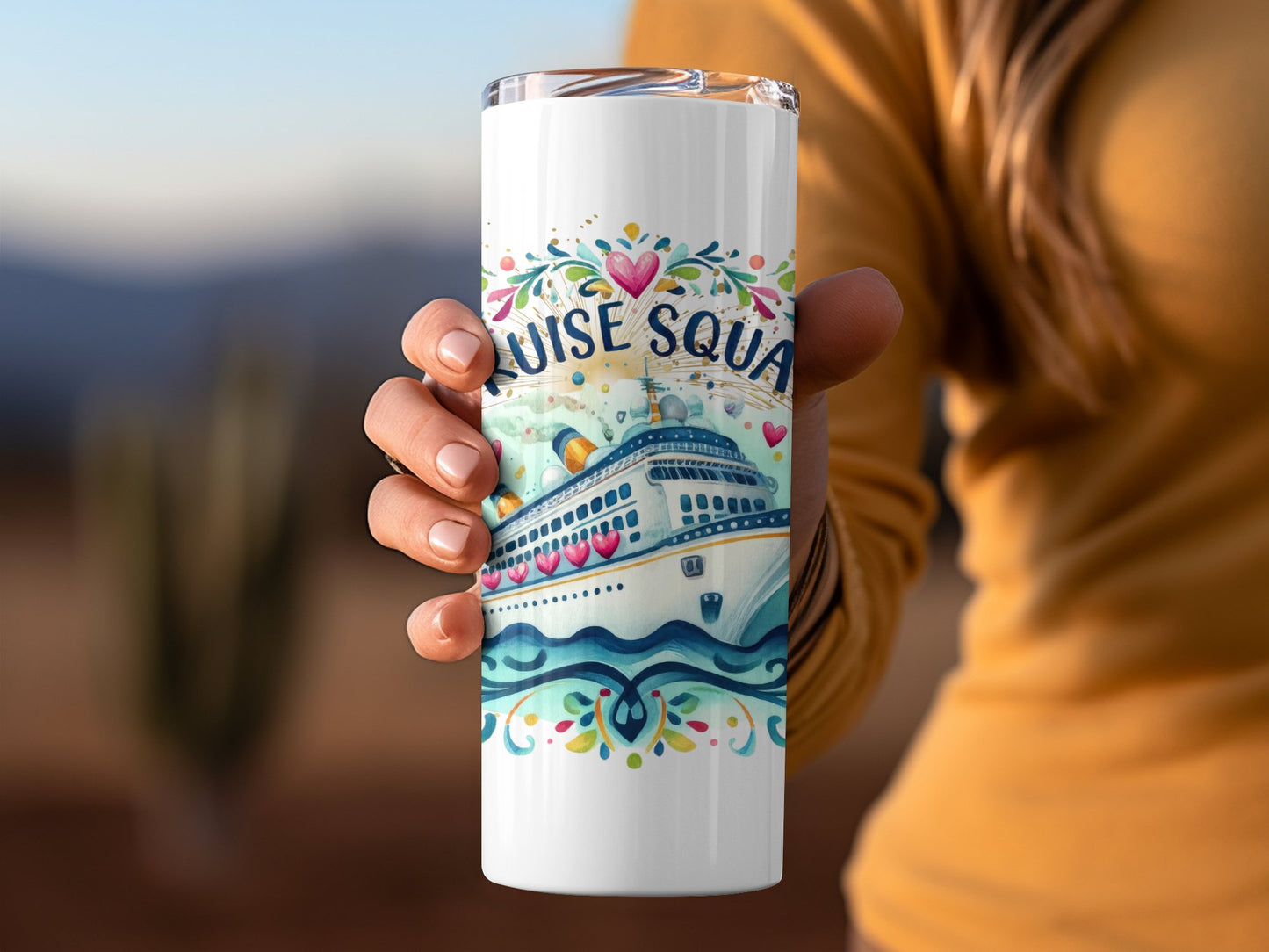Cruise Squad Ship Theme Design Stainless Tumbler product
