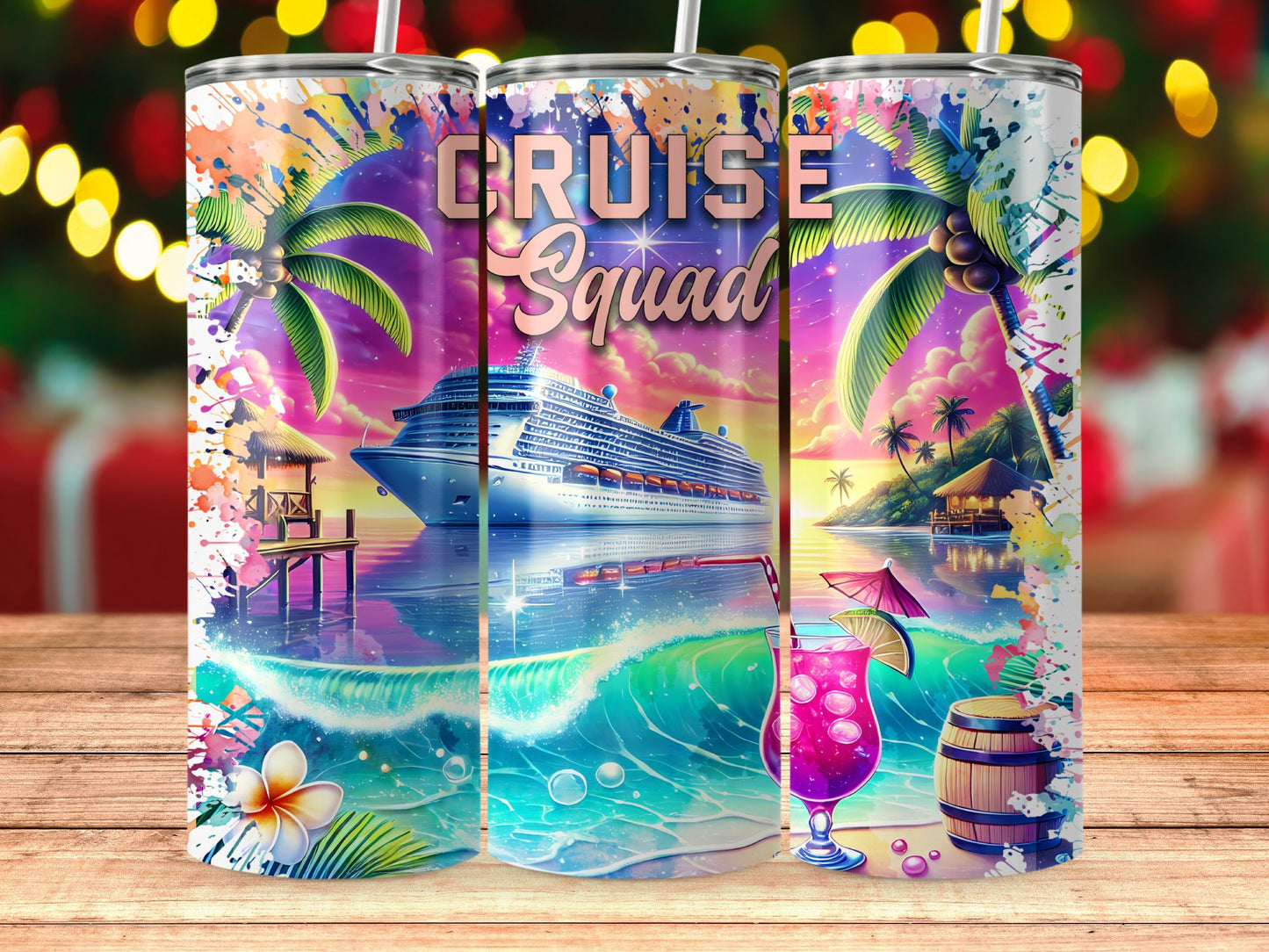 Cruise Squad Colorful Tropical Design product
