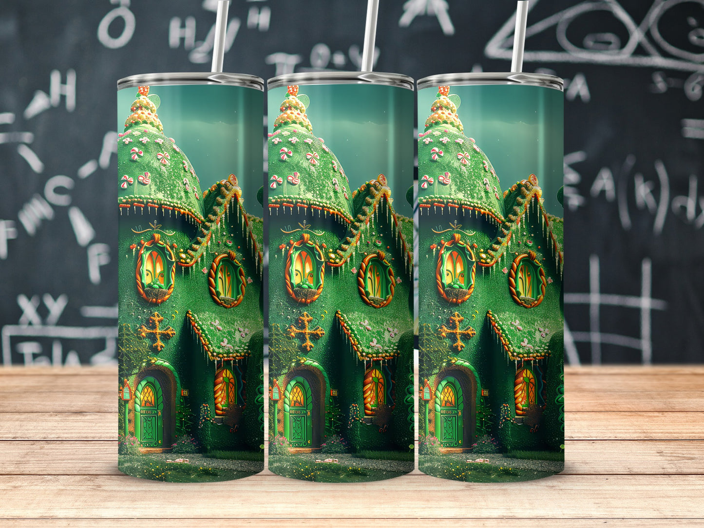 Whimsical Fairy Tale Gingerbread House Insulated Tumbler