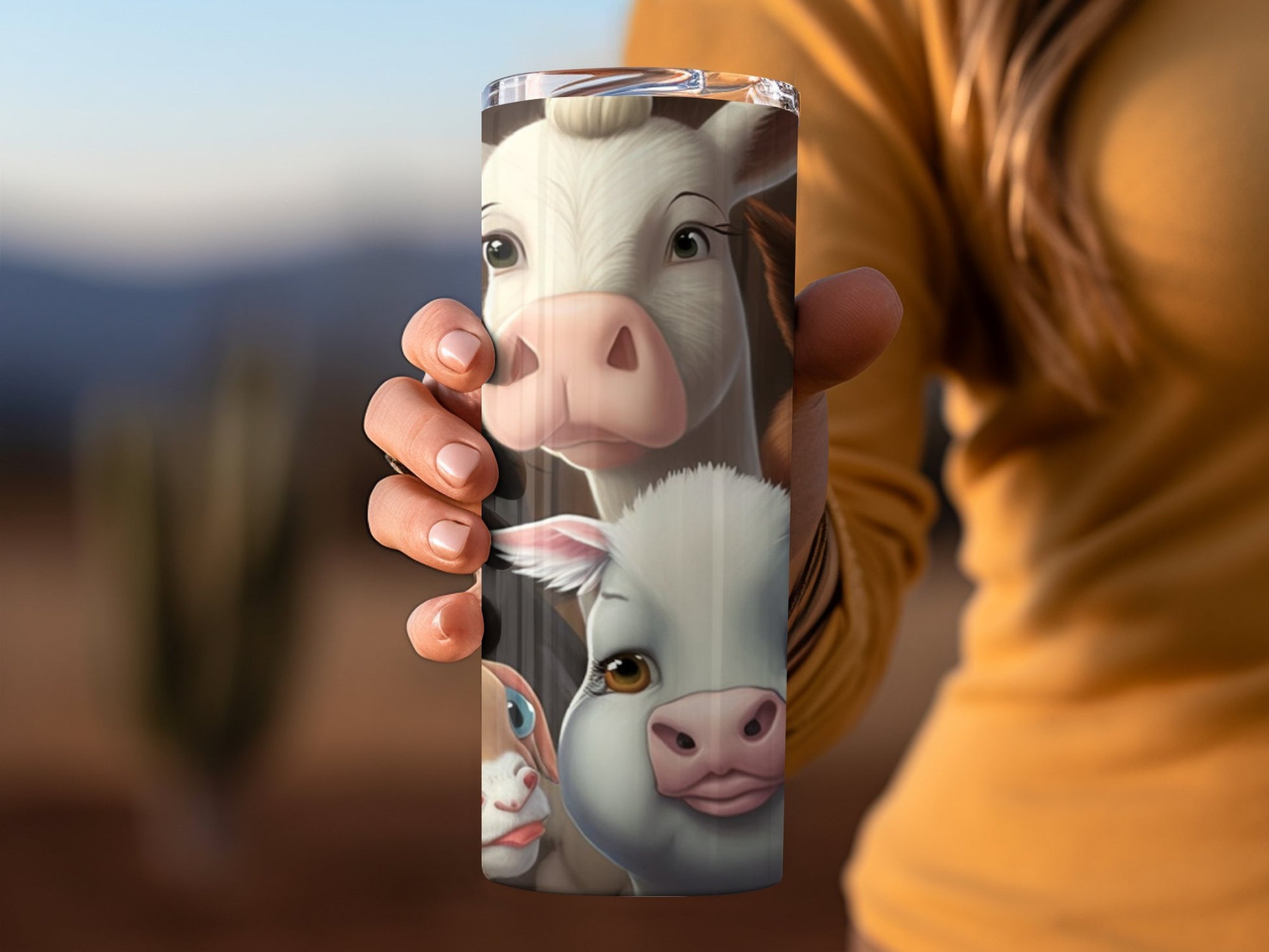Adorable Farm Animals Illustration Artwork product