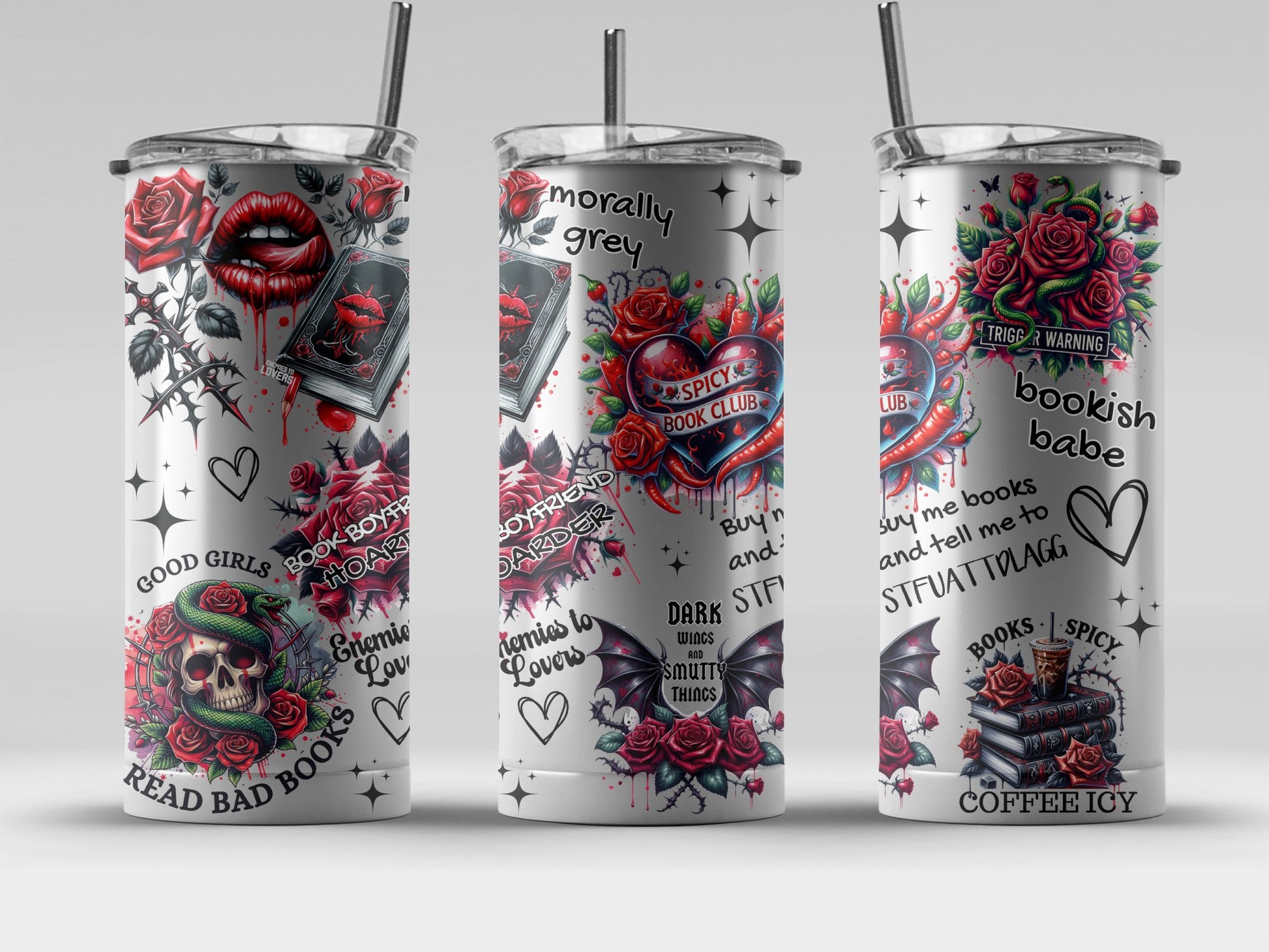 Bad Girls Bookish Babe Morally Grey Stuff Tumbler product