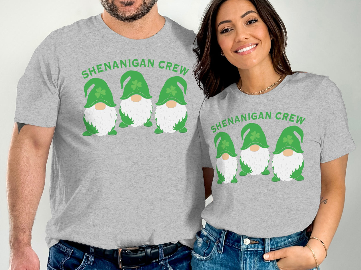Shenanigan Crew Gnome Graphic T-Shirt Tee Product