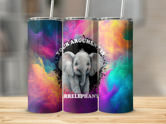 Colorful Elephant Design Your Argument Is Irrelephant product type