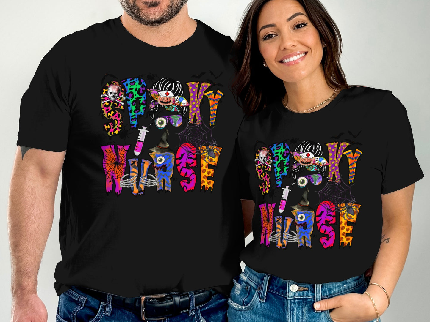 Spooky and Fun Halloween Graphic Tee Shirt product
