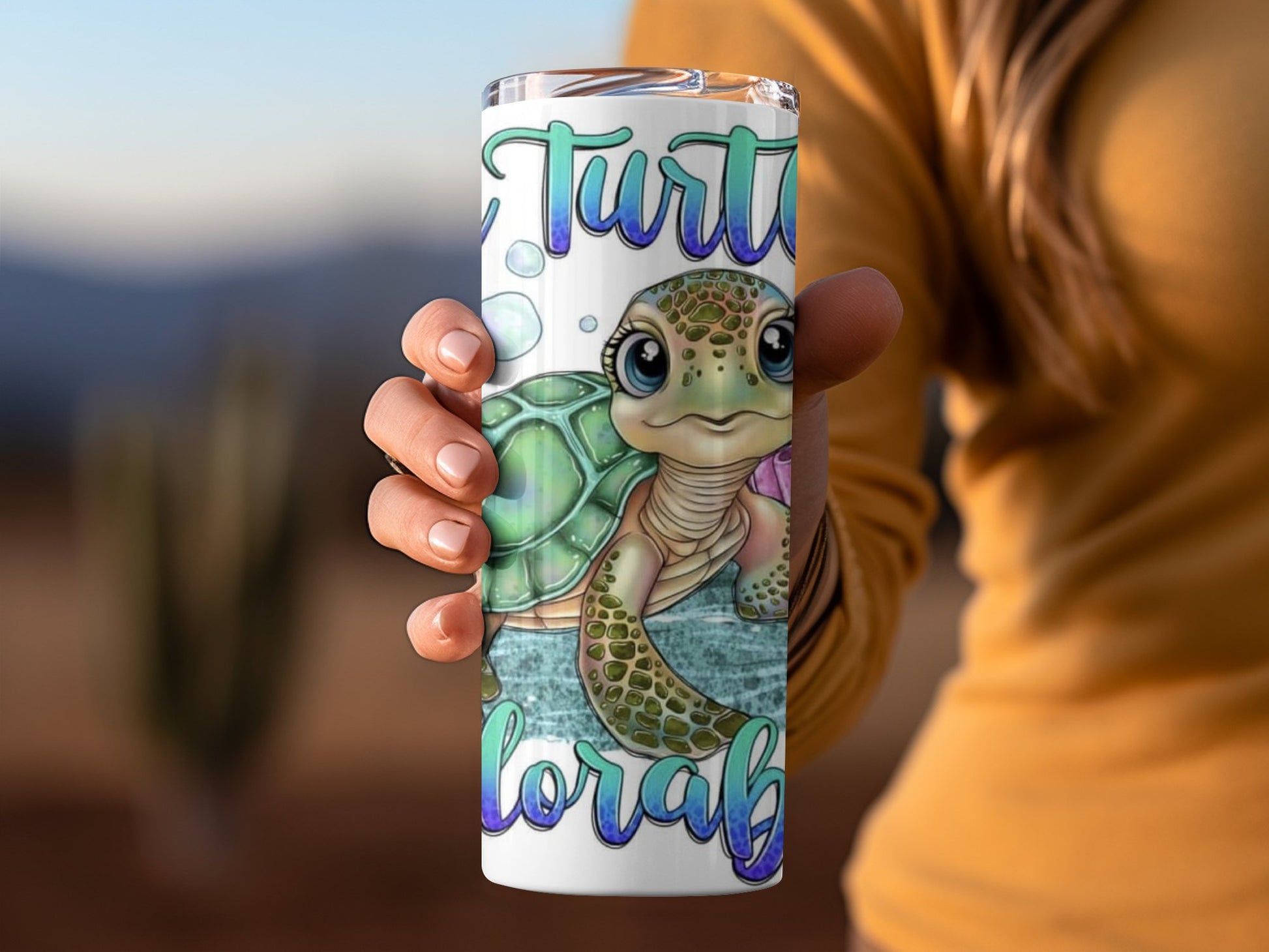 Adorable Turtle Design Insulated Drinkware Product