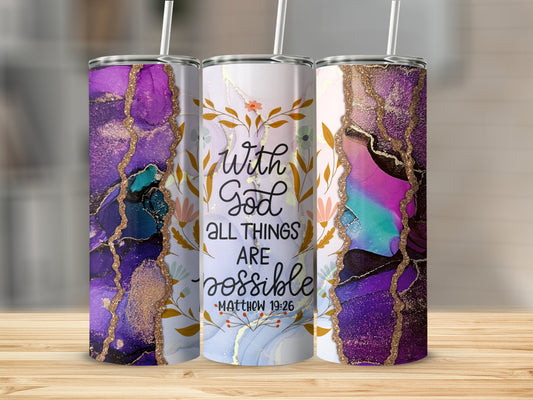 With God All Things Are Possible Matthew 19:26 product