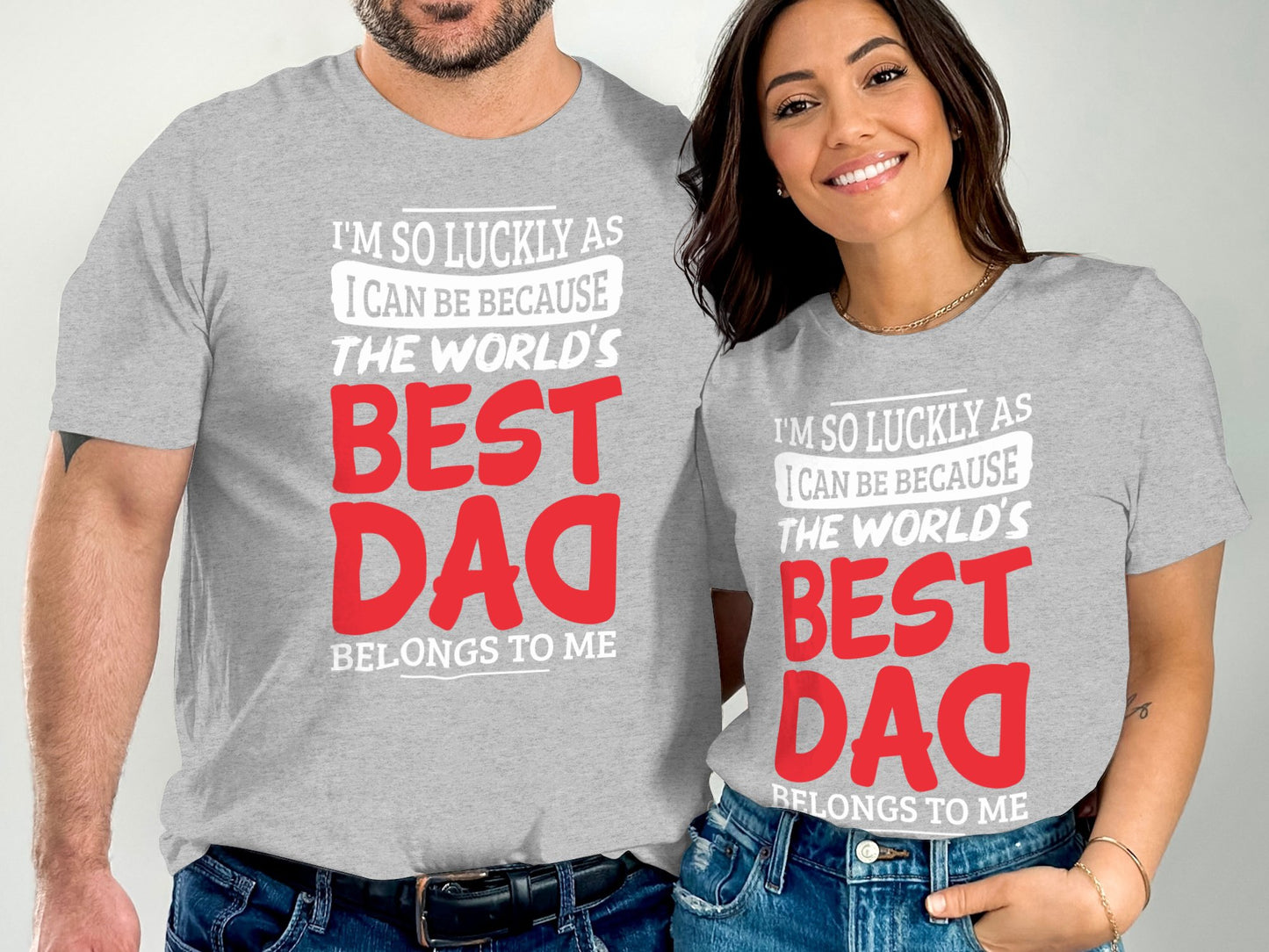 The World's Best Dad Belongs to Me T-Shirt product