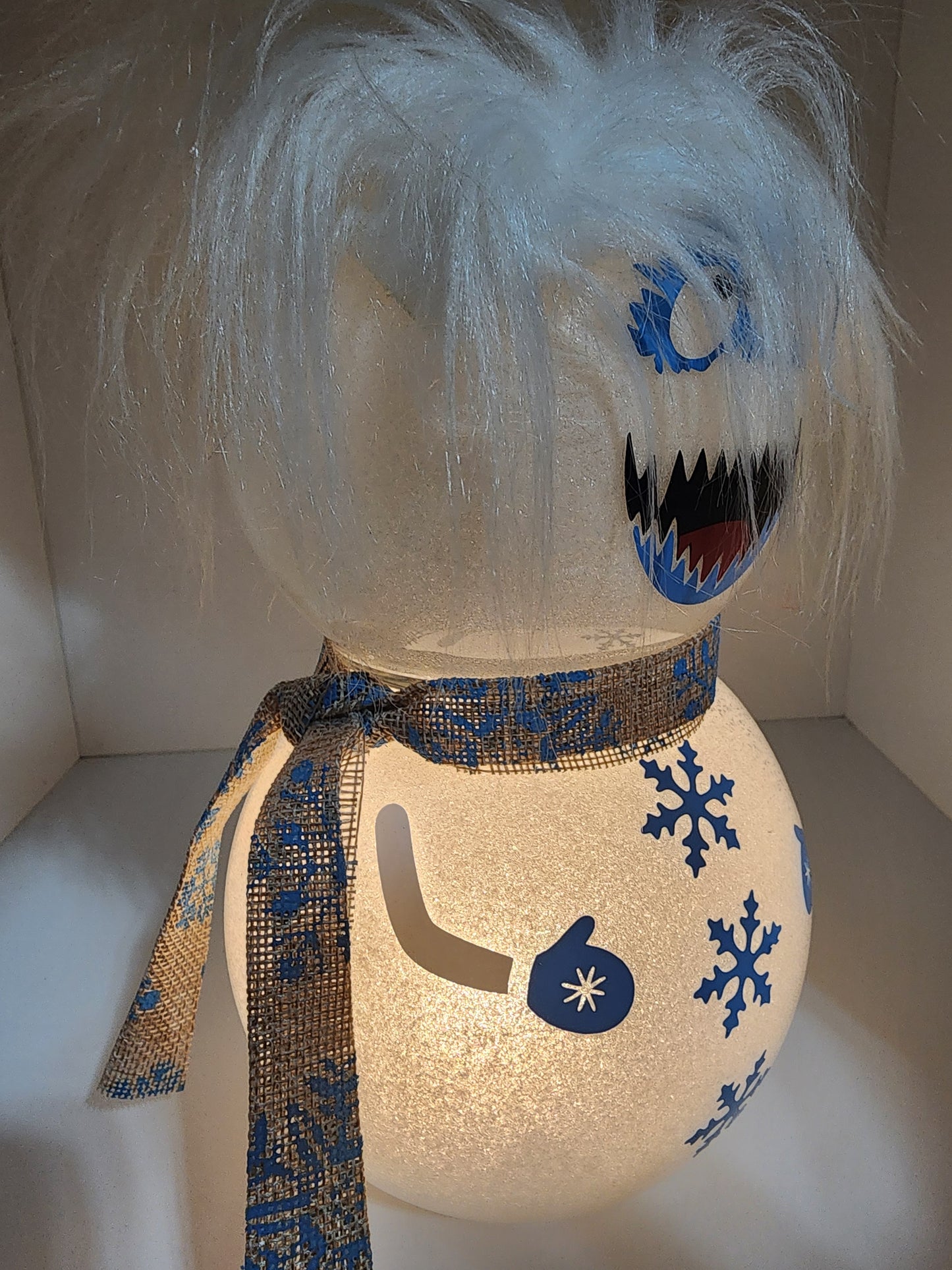 Frosty Snowman Light Up Decoration for Holidays