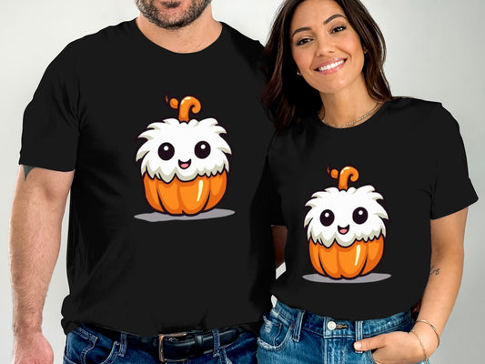Cute Pumpkin Character Halloween Matching Shirts product type