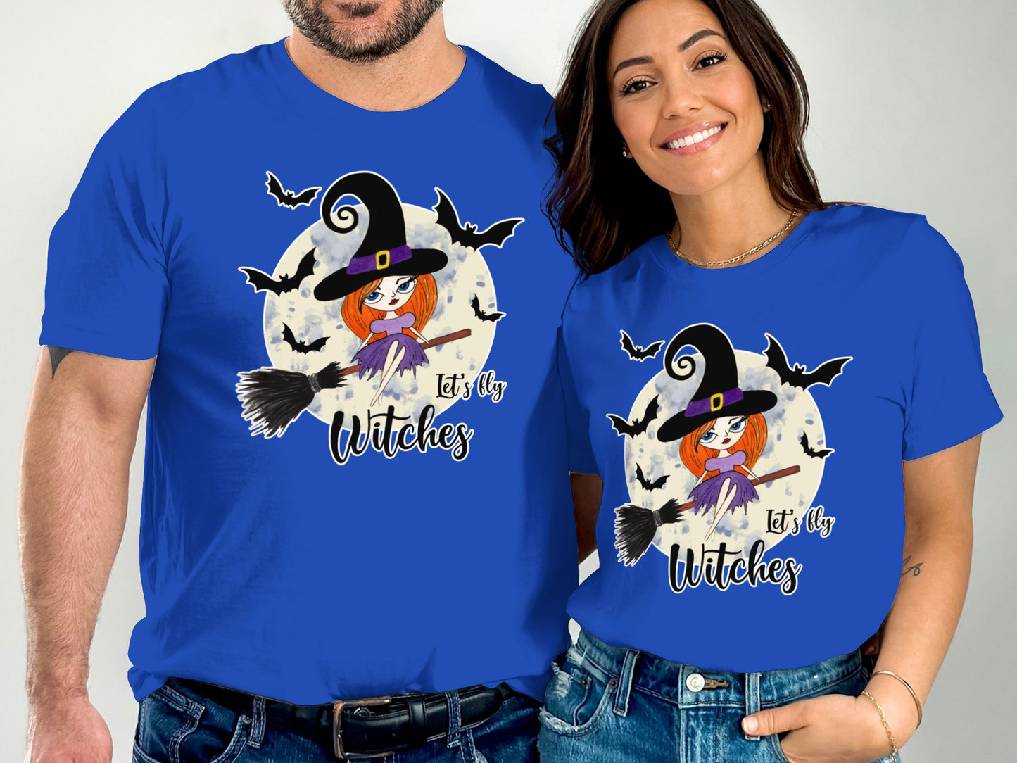 Let's Fly Witches Graphic Tees for Halloween product