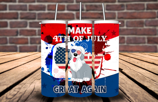 Make 4th of July Great Again Dog 91512