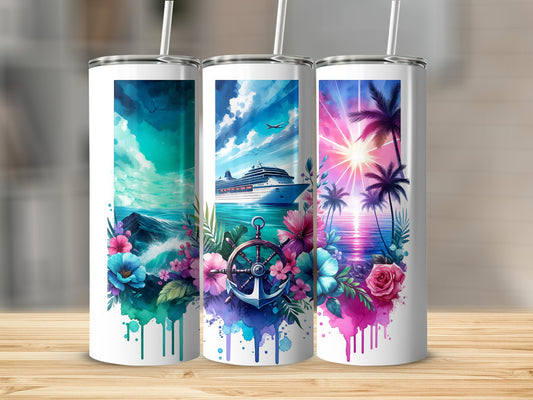 Scenic Ocean and Travel Themed Tumbler product