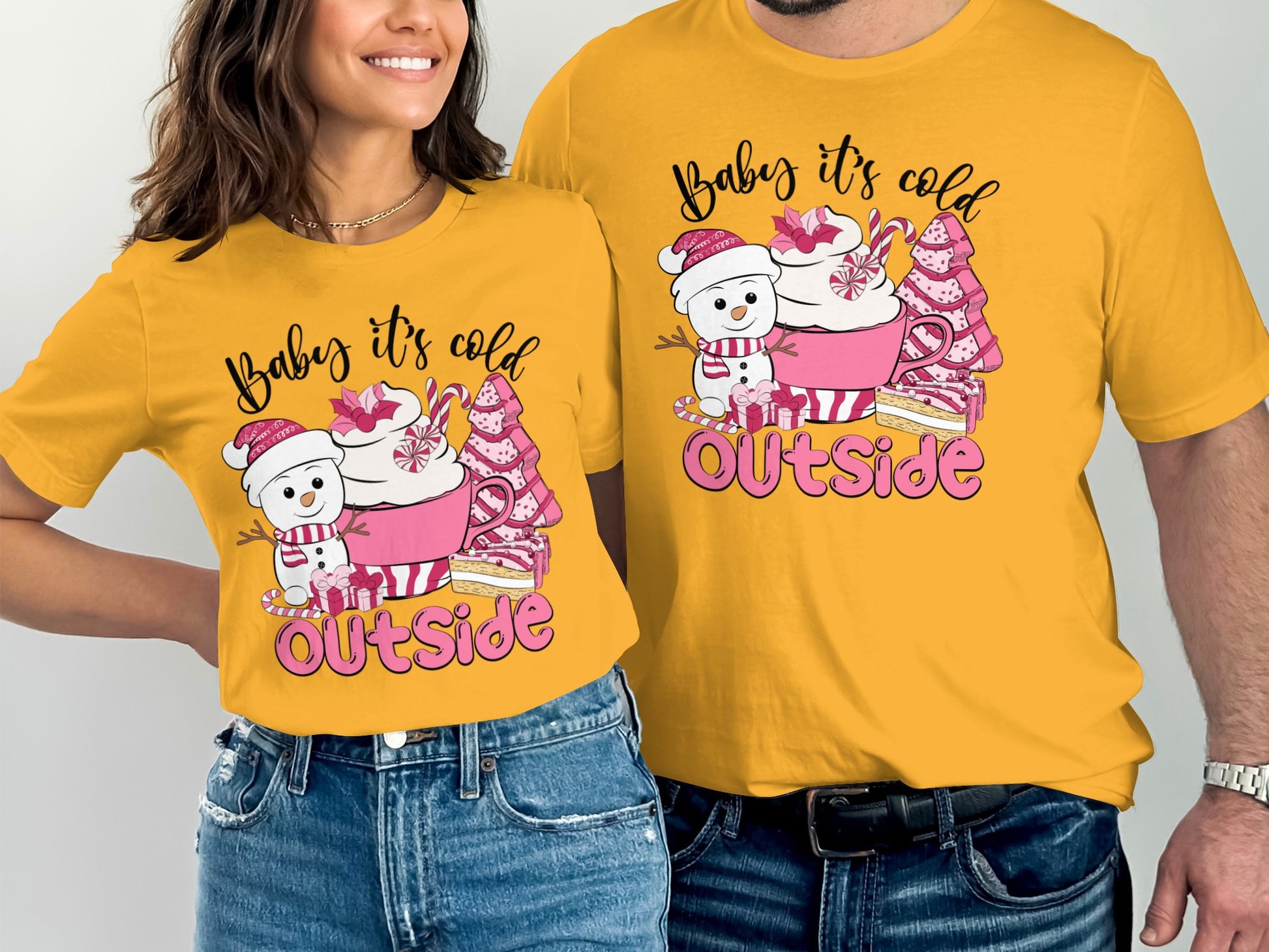 Baby It's Cold Outside Christmas T-shirt