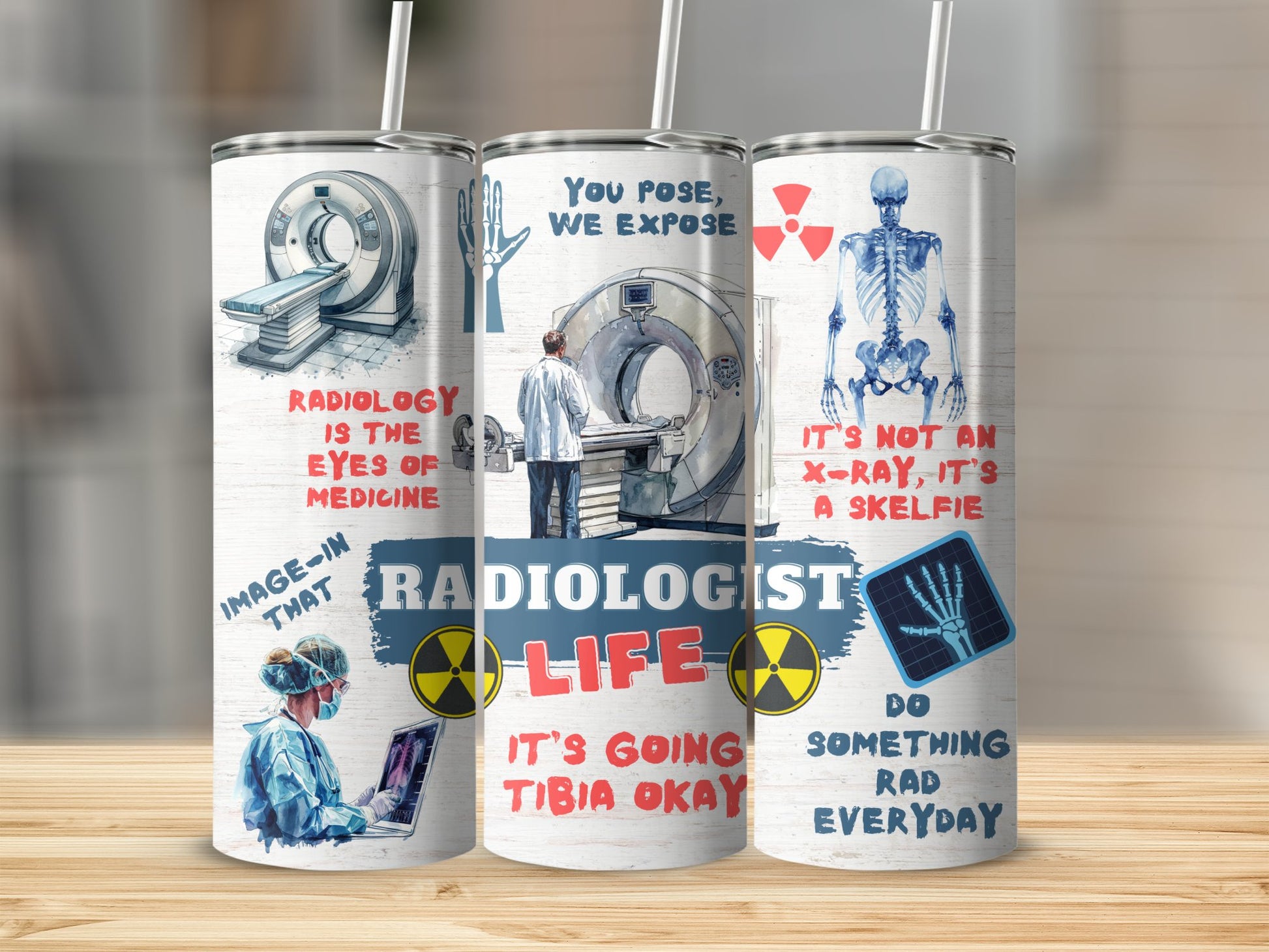 Radiology Themed Tumblers Perfect for Radiologist Life product