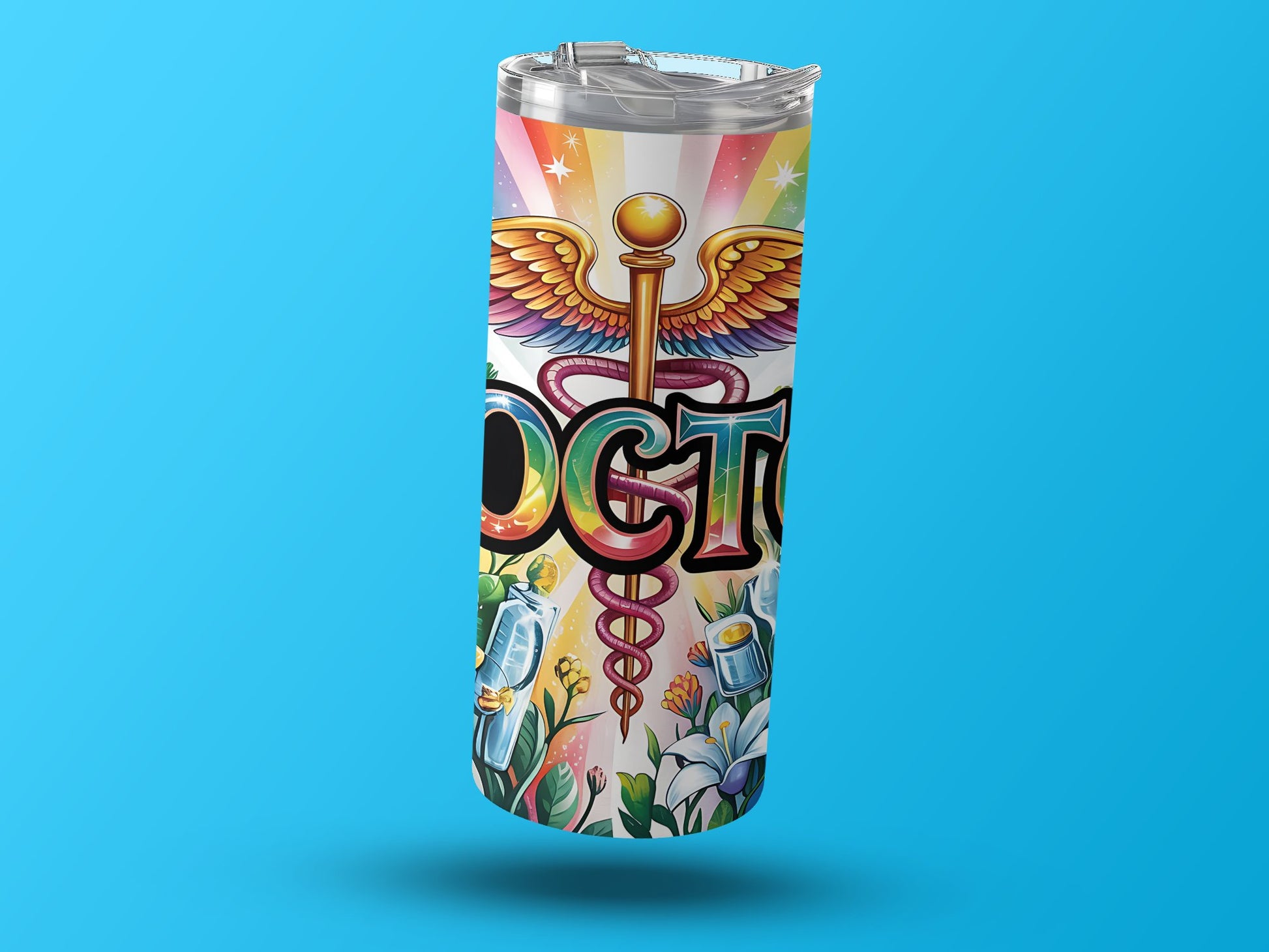 Colorful Doctor Themed Tumbler Cup Product