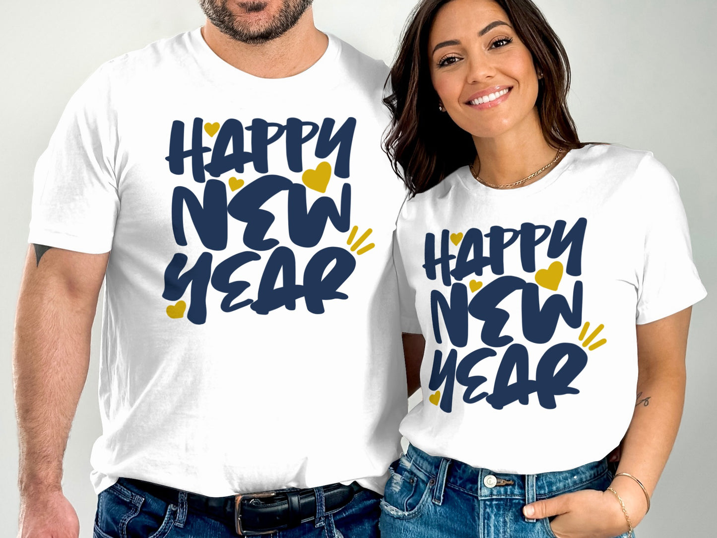 Happy New Year Graphic T-Shirt for Men and Women